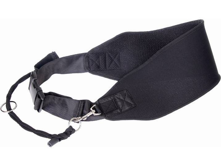 Joggingleine Jogging-Gurt L , schwarz, B:140cm L:0m, Kunststoff, Leinen, Joggingleine