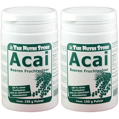 Acai Beeren Fruchtpulver 2x 2x150 g Pulver