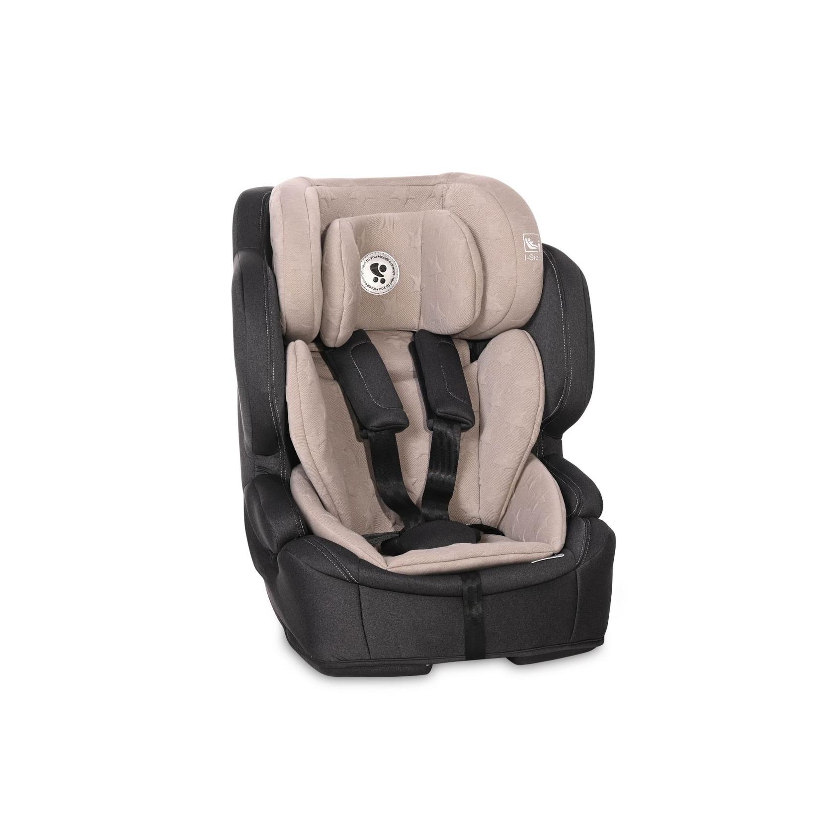 Lorelli Kindersitz Andromeda i-Size (76-150 cm) Isofix, Top Tether, verstellbar beige
