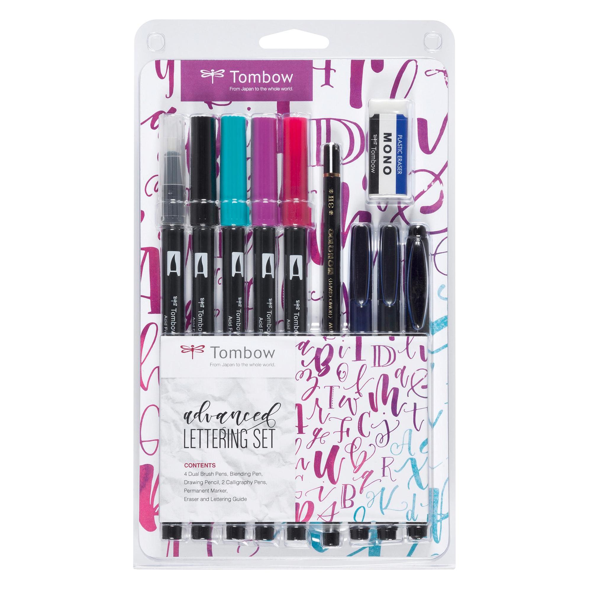 Tombow Lettering-Set für Fortgeschrittene (10x) (LS-ADV)