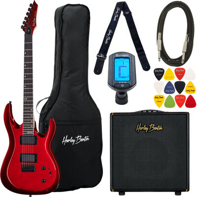 Harley Benton R-446 RED DNAFX AmP 15 Set