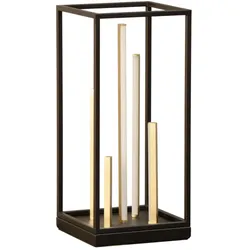 Tischleuchte GRID (BH 20x44,50 cm) - schwarz - BH 20x44,50 cm