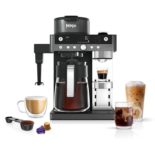 Ninja Prestige 2-in-1 filterkoffie- en capsulemachine CFN802EUGM Donkergrijs