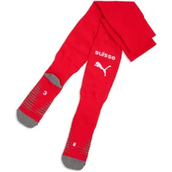 PUMA SFV Schweiz Striped Stutzenstrümpfe WM 2026 01 - PUMA red/PUMA white 47-49