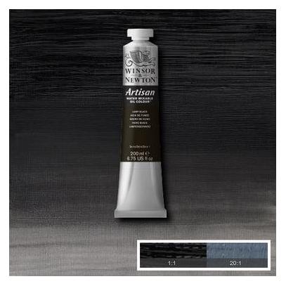 Winsor & Newton Artisan water mix oil 200ml lamp black 337 (200 ml) (1537337)