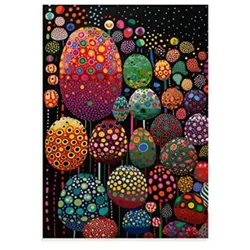 POSTER Yayoi Kusama A4 Rahmenlos