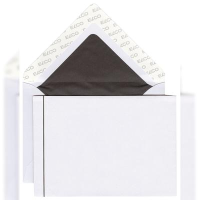 ELCO 7981812 Briefhülle Trauer C6 ohne Fenster, Haftklebung, 100g/m², weiß, 25 Stück