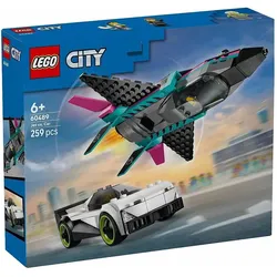 LEGO Düsenflieger vs. Rennauto (60489, LEGO City)