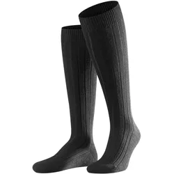 Falke Herren Kniestrümpfe Teppich im Schuh - Anthracite Melange (3080) - 45 - 46