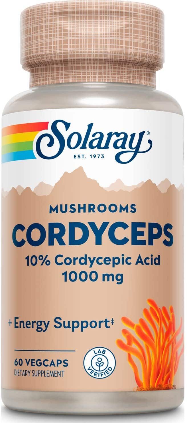SOLARAY Cordyceps 520mg 60 Cáps