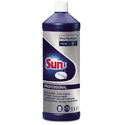 SUN Professional Klarspüler 1 L Geschirrklarspüler für sauberes und streifenfreies Geschirr