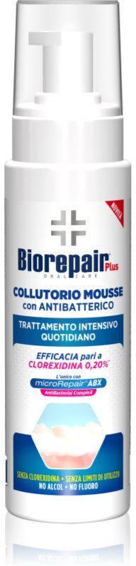 Biorepair Plus Collutorio Mousse bain de bouche anti-plaque dentaire 200 ml