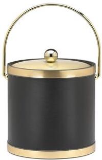 Kraftware Sophisticates 3-quart Metal Lid Ice Bucket