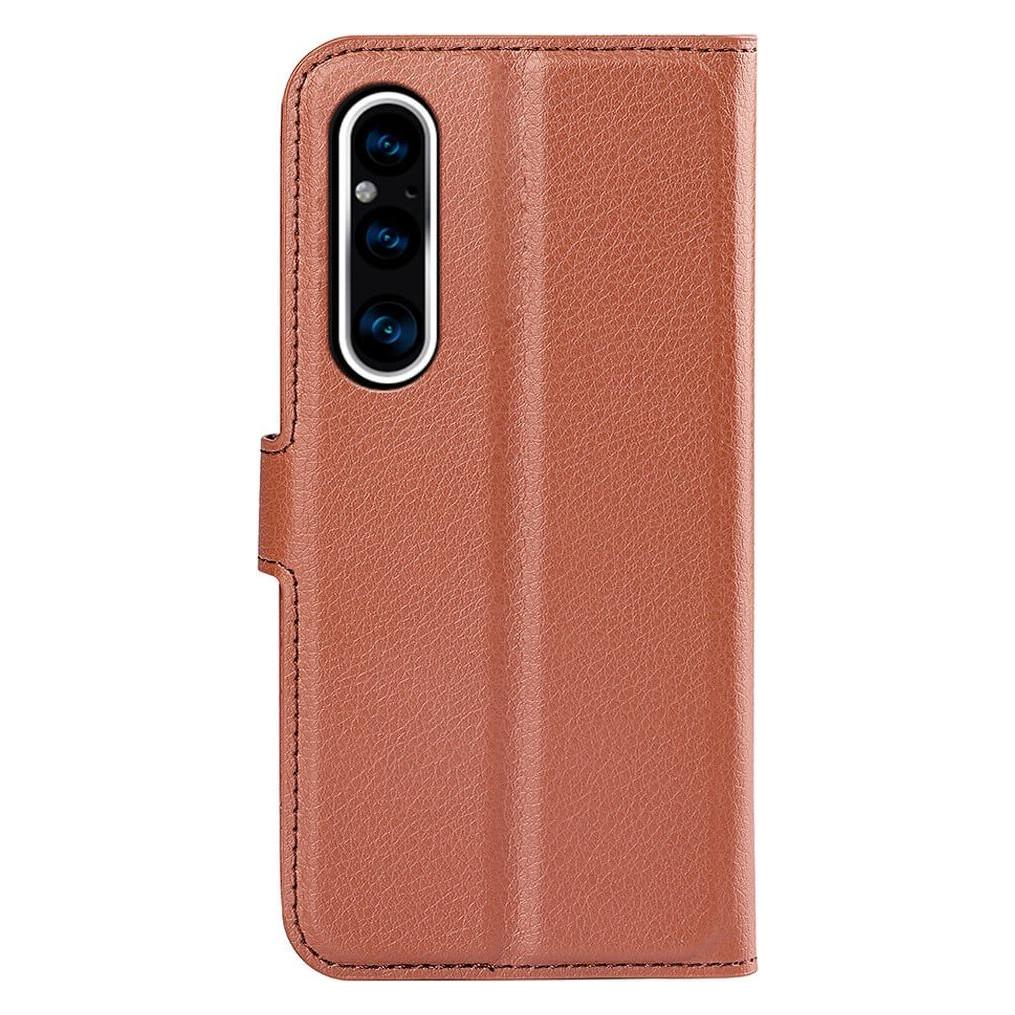 Cover-Discount Sony Xperia 1 V - Leder Etui Hülle braun (Sony Xperia 1 V) (660131996I)