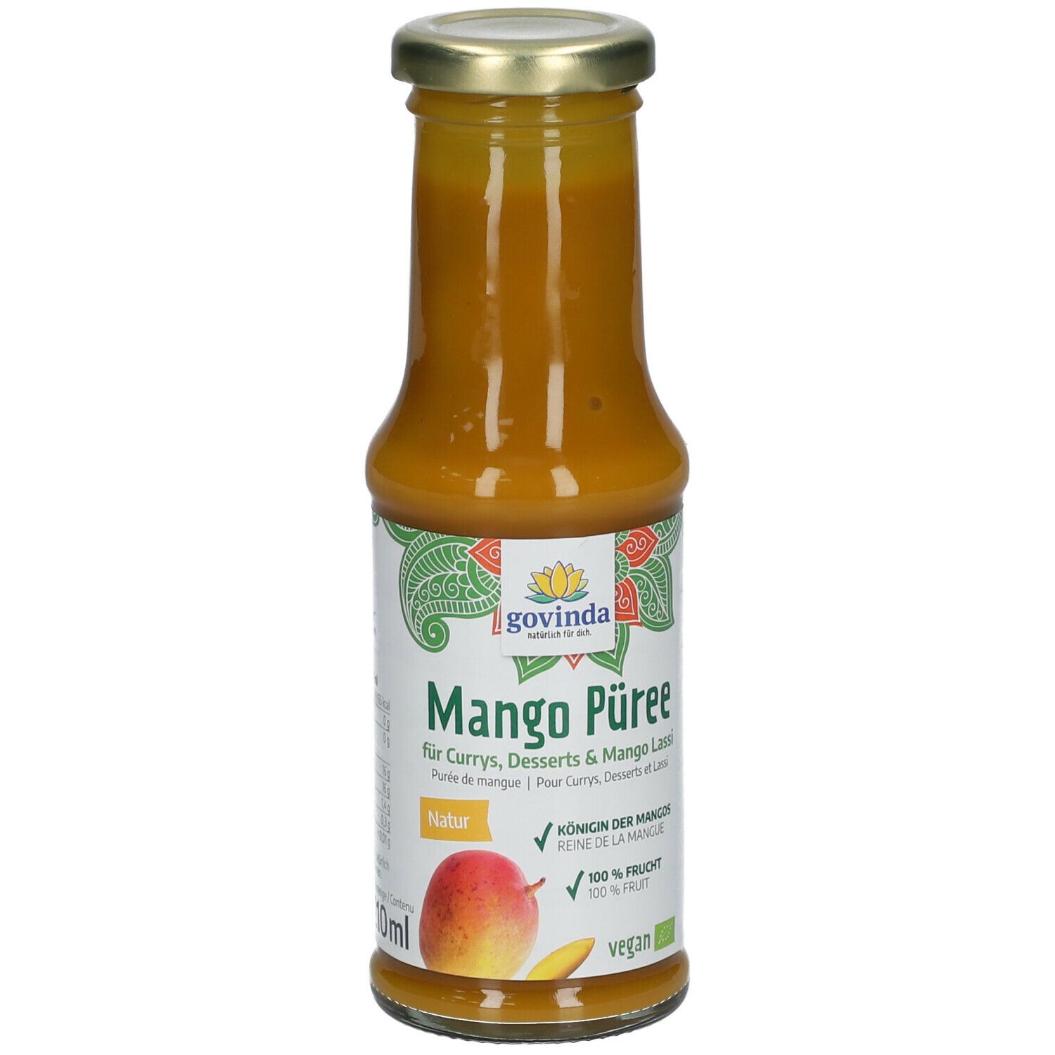Govinda Mangopüree (210ml-Flasche) 210 ml Flüssigkeit