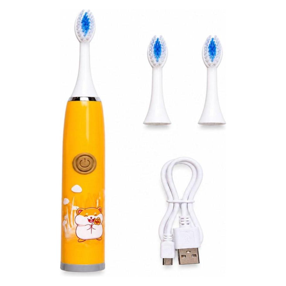 iLike Rechargeable sonic electric toothbrush ILIKW3ET3O USB charging 3 heads (ILIKE)