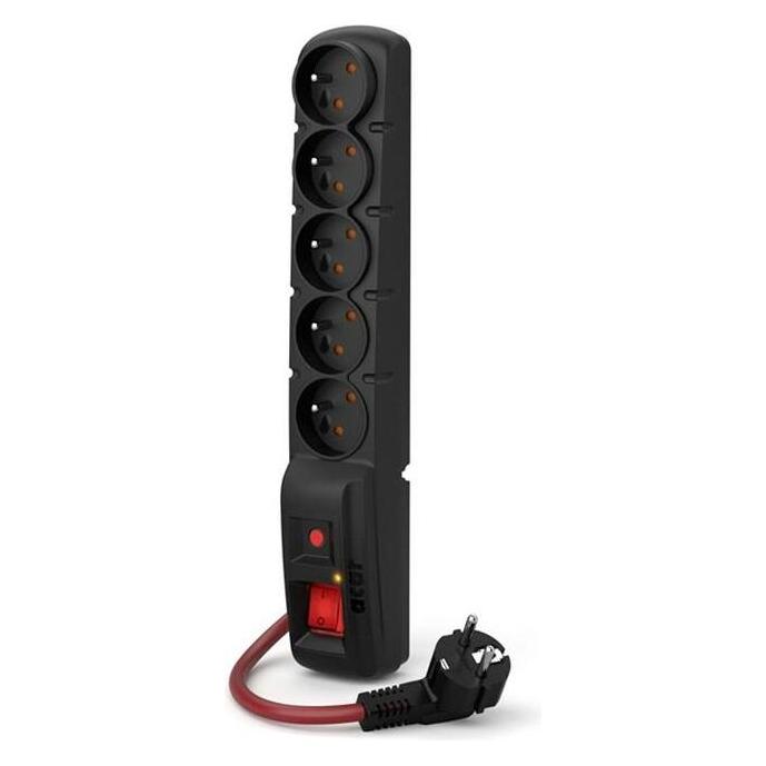Acar Listwa zasilająca F5 Power 16A (1 5m czarny) (5x, 1.50 m) (W2389)