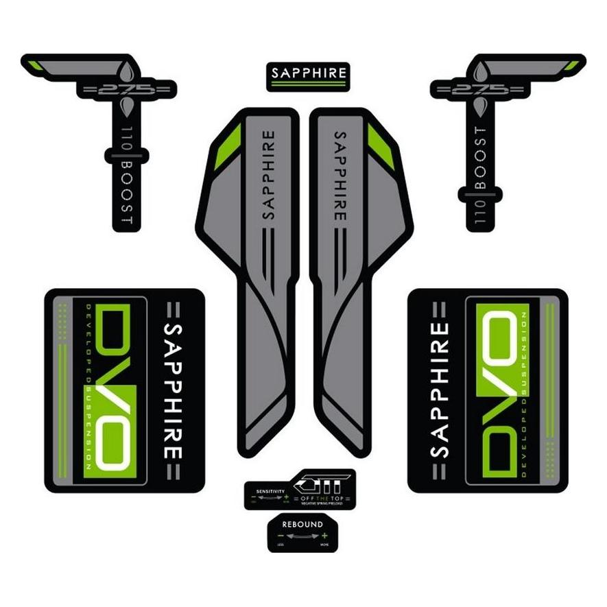 DVO Decal Set, 29", Sapphire 32mm, black SALE (40084877)