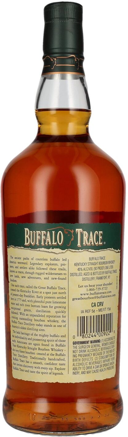 Buffalo Trace Kentucky Straight Bourbon Whiskey 45% Vol. 1l