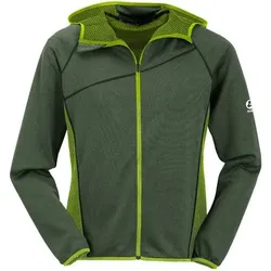 MAUL Herren Justl-Fleecejacke+Kapuze, Größe 46 in Grau Grau