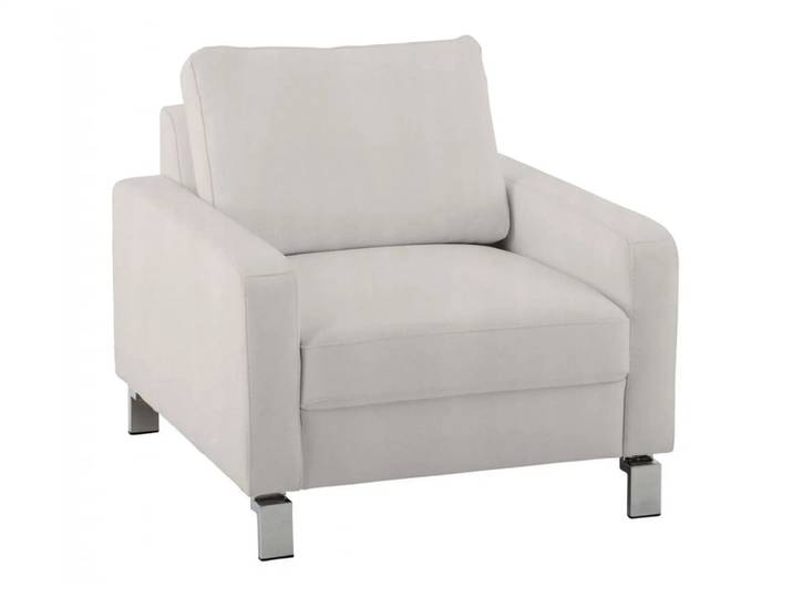 Sessel Interims Basic Candy / Farbe: Silver / Material: Stoff Basic