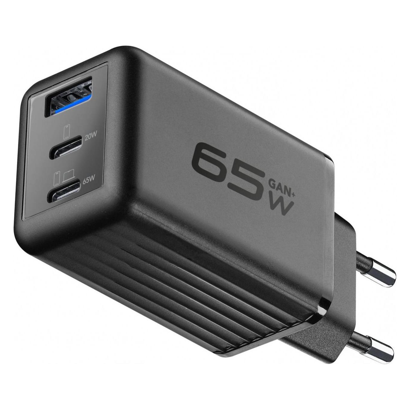 Cellularline Multipower Micro (65 W, 1 Port) (ACHUSBGAN3PD65WK)