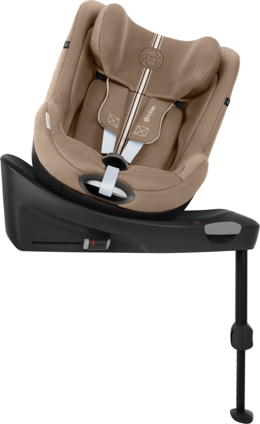 Autokindersitz CYBEX "Cybex Gold, Sirona Gi i-size", Baby, beige (almond beige (plus)), Materialmix, Kindersitze, mit integrierter Base