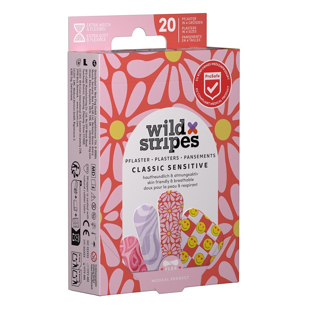 New Flag GmbH Wild Stripes Classic Sensitive Pastel Fun Pflaster 19696168