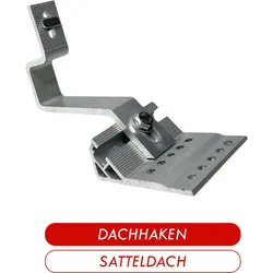 Dachhaken Photovoltaik Alu Crosshook verstellbar Befestigung Solar PV Solarmodule Y