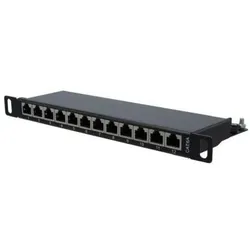 Générique Patch Panel Category 6 / 10" Black- 8 Ports, Server Zubehör, Schwarz