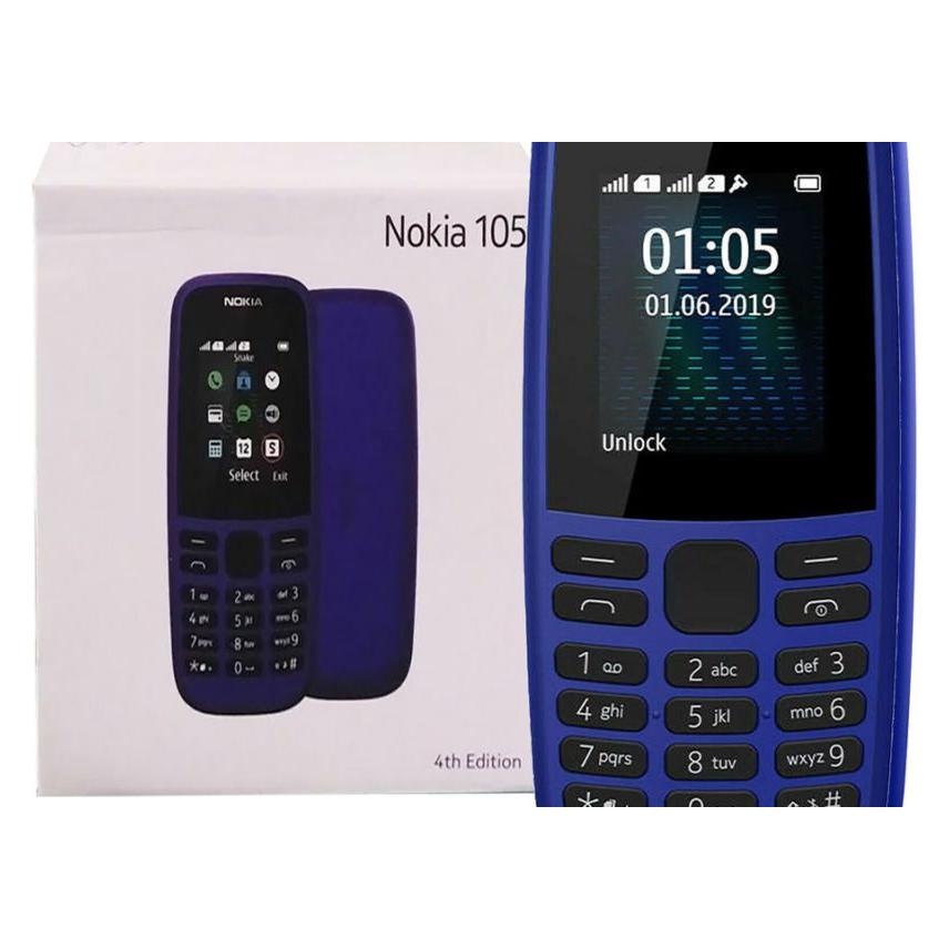 Nokia Telefon komórkowy 105 Niebieski (DualSIM) (A00025633) (MLX018713)