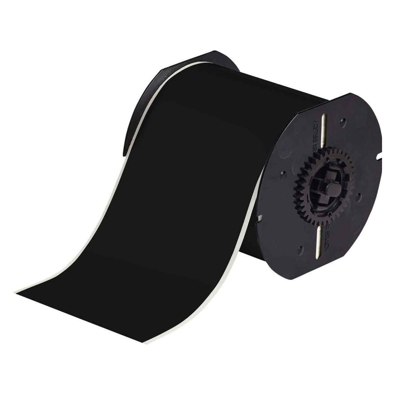 Brady B30C-4000-7569-BK, Standard Vinyl, Schwarz, glänzend, 101.00 mm x 30.00 m, Endlos (101 mm) (B30C-4000-7569-BK)