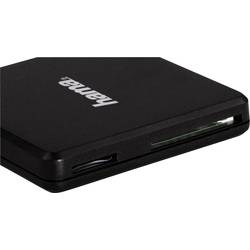 hama 00124022 USB-3.0-Multi-Kartenleser, SD/microSD/CF, Schwarz