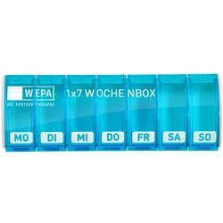 WEPA 1x7 Wochenbox UV-Schutz+ türkis 1 St