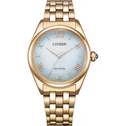 Citizen L Eco-Drive Eco-Drive Technologie" EM1143-81X" - grün,roségolden - 33mm