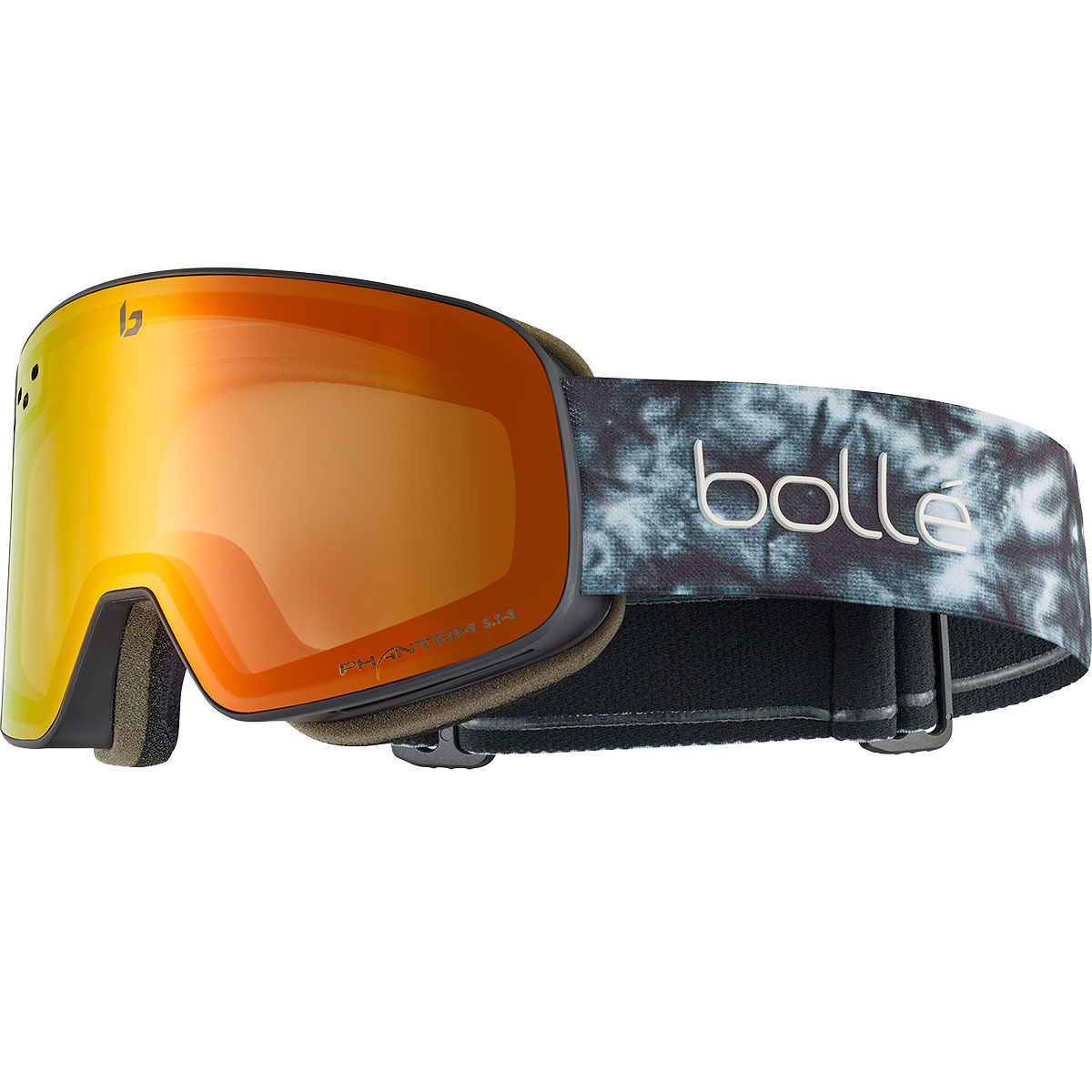 Bolle Nevada black tie dye matte Phantom fire red