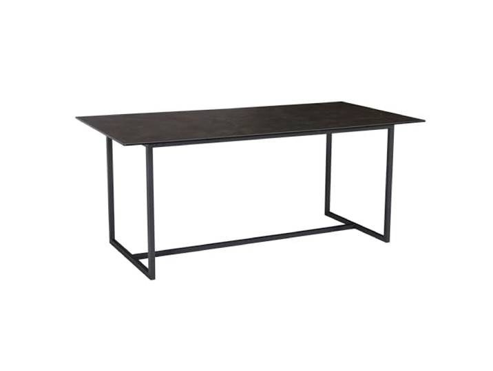 Wohnling Esstisch 180x90x76 cm Keramik Glas Schwarz