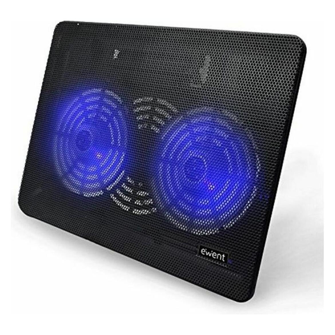 Ewent Soporte Para Portatil 2 Ventiladores Silenciosos Hasta 17" (EW1256)