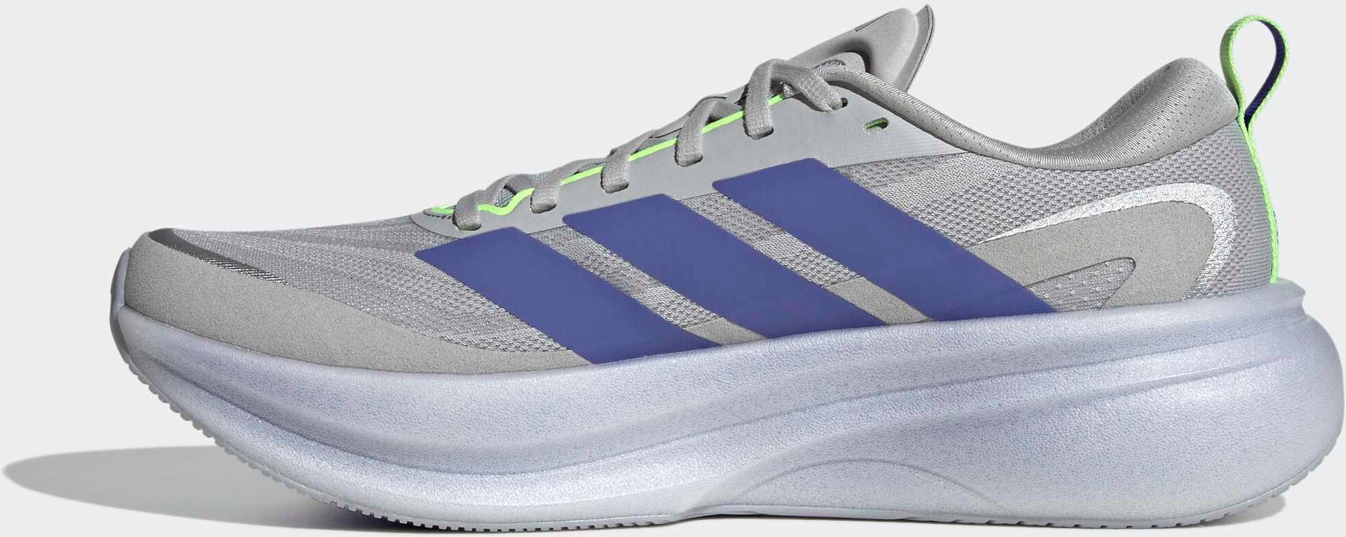 Laufschuh ADIDAS PERFORMANCE "SUPERNOVA GLIDE RUNNING", Herren, Gr. 46,5, grau (grau two, signal grün, signal grün), Textil, Schuhe Laufschuh, für mehr Komfort grau two, signal grün, signal grün 46,5