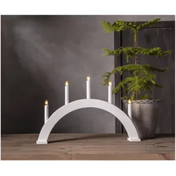 Star Trading, LED Weihnachtsdeko, Kerzenleuchter ALBO