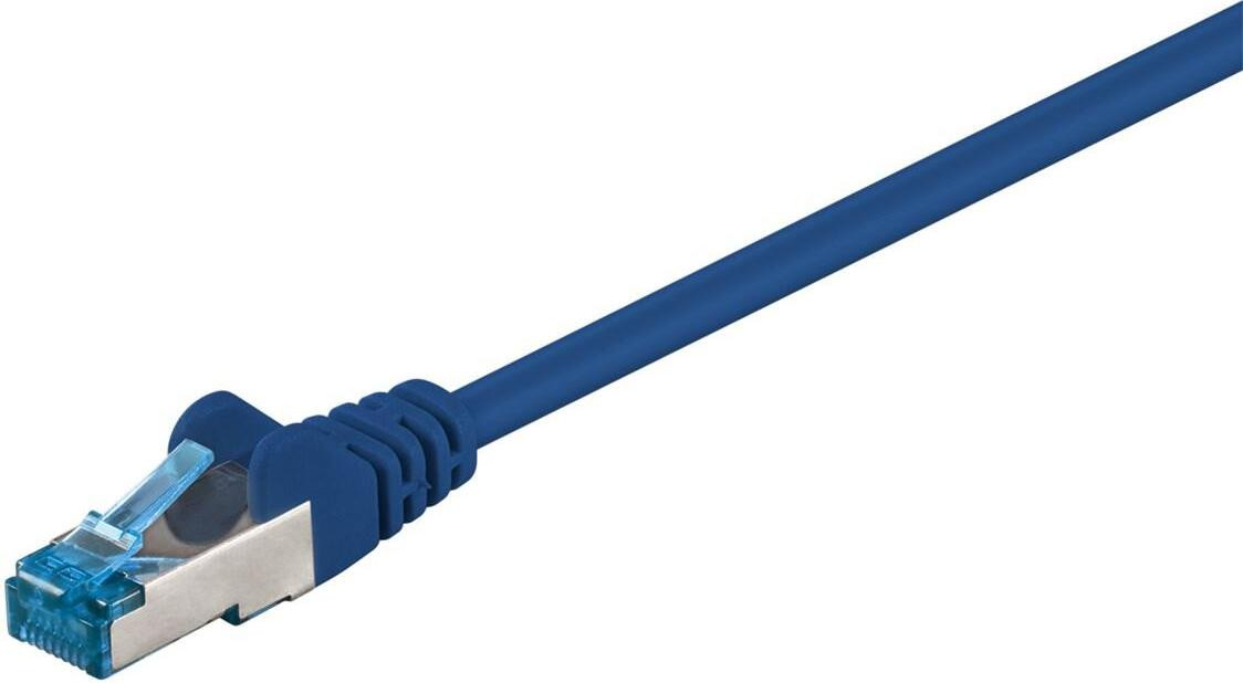 Goobay Patchkabel Cat 6a S/FTP PIMF blauw 1 meter