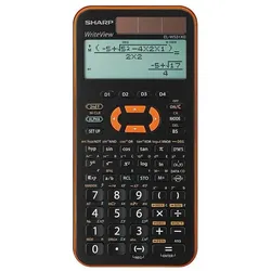 Sharp Wissenschaftlicher Taschenrechner »EL-W531XG« schwarz / orange schwarz, 8x1.4x16.8 cm