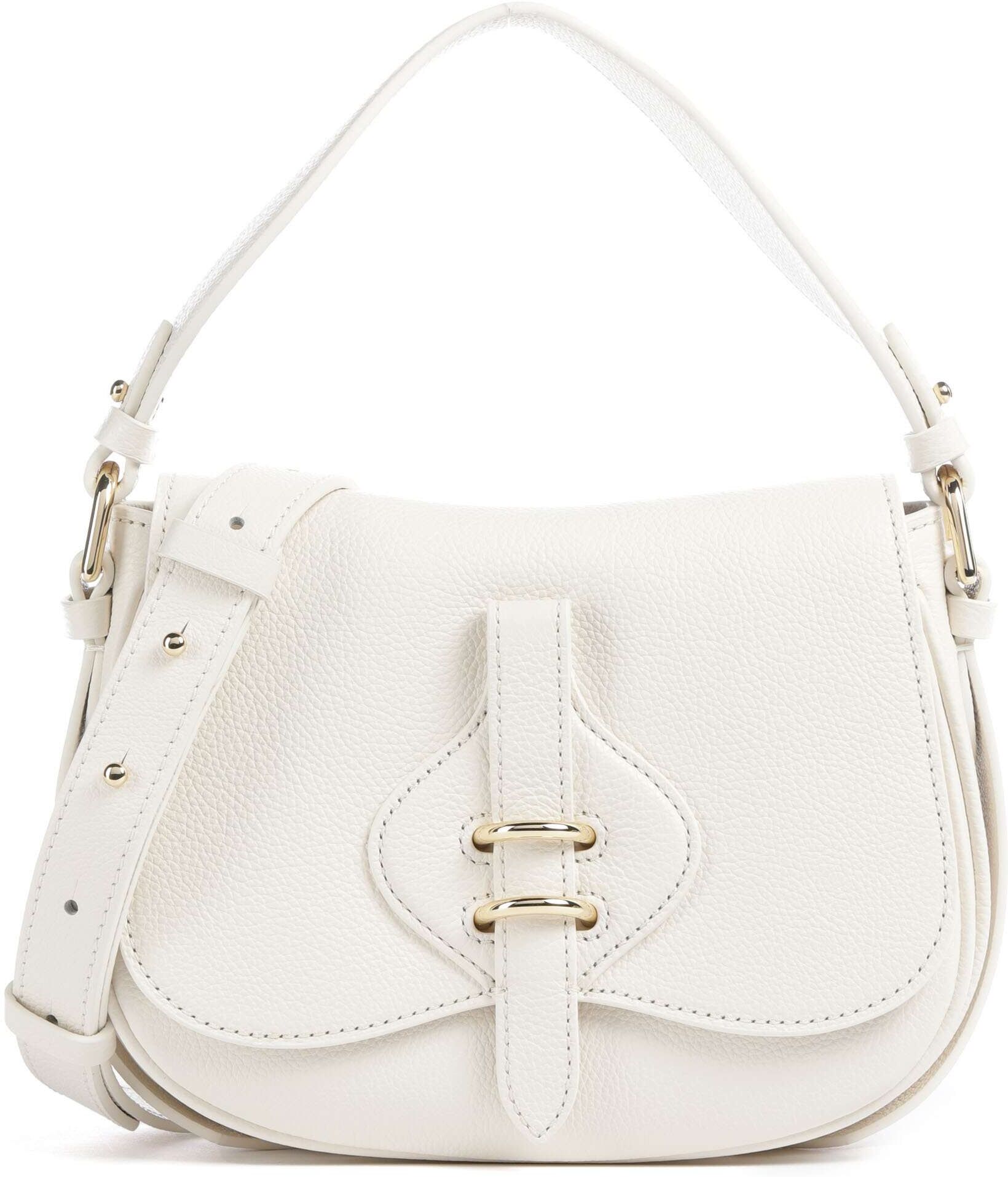 Coccinelle Mavery Handtasche aus Leder, weiß