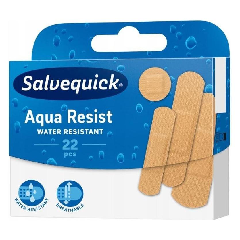 Salvequick Aqua Resist Waterproof Patch 22Pcs. (22x) (33099732)