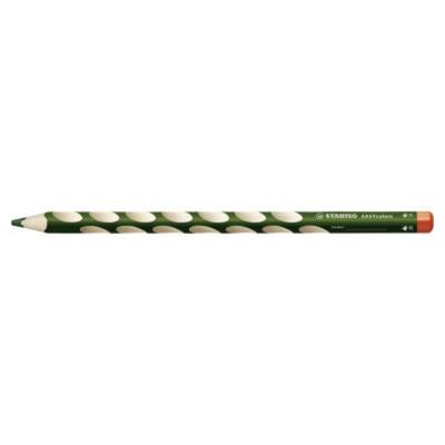 STABILO Ergonomischer Dreikant-Buntstift EASYcolors, für Rechtshänder, dunkelgrün