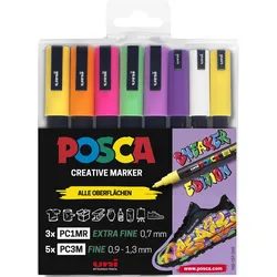 uni-ball UNI POSCA Sneaker Acrylstift 0.9 - 1.3 mm Mehrfarbig