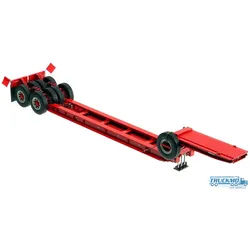 Heavy Haul Replicas 1950s Rogers 90-Ton Stahlanhänger rot HHR200-9