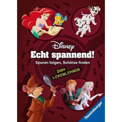 Disney - Echt spannend! Spuren folgen, Schätze finden - zum Lesenlernen, Gebundene Ausgabe von Annette Neubauer, Ravensburger Verlag GmbH,