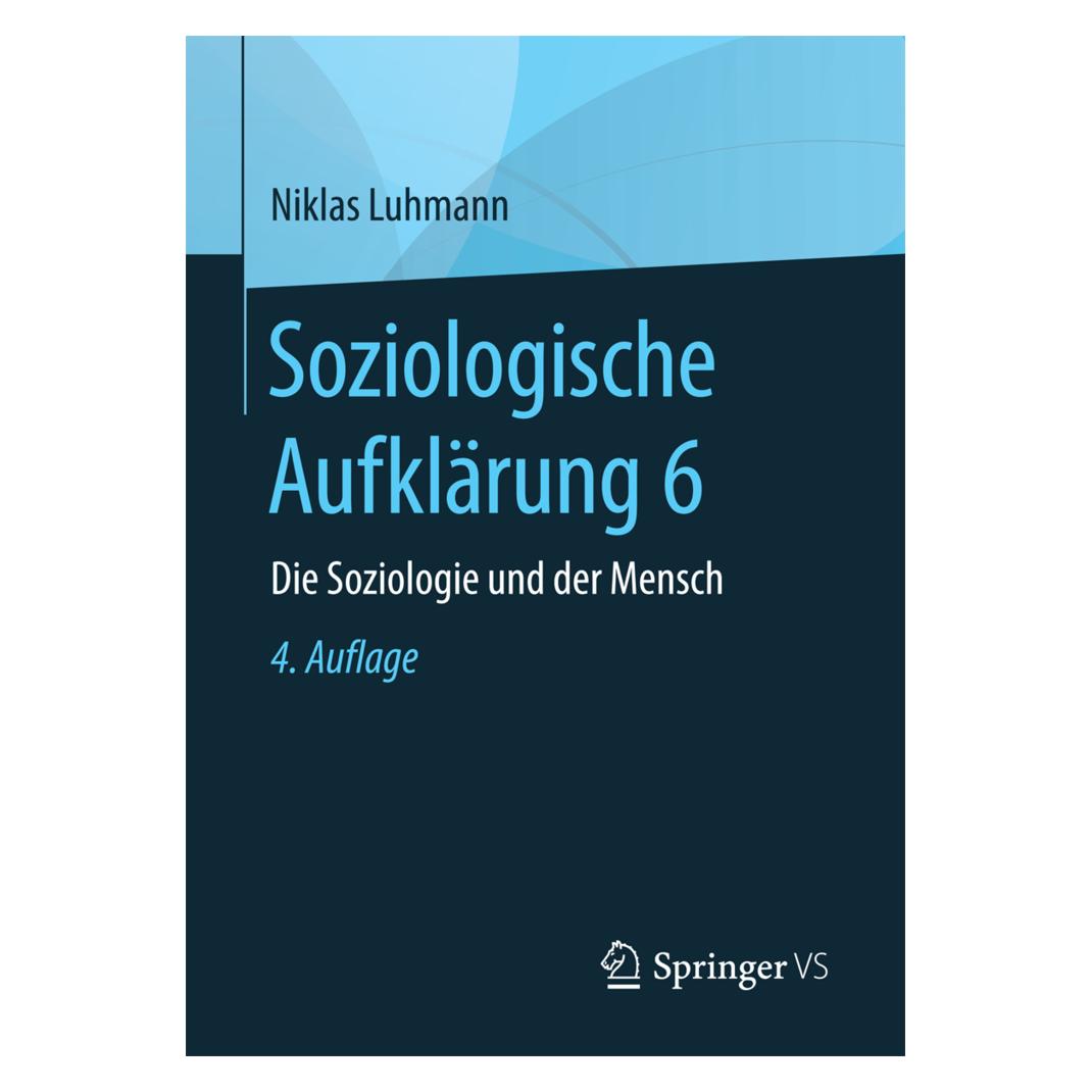Springer Soziologische Aufklärung 6 (Deutsch, Softcover, Niklas Luhmann) (35150714)