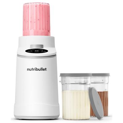 NUTRIBULLET Eismaschine "nutribullet Chill, 5 Programme, 3 Behälter (NBD0503W)", weiß, B:14,6cm H:41,6cm T:28,8cm, Eismaschinen, Eis, Gelato, Sorbet, Smoothie Bowl, Frozen Yoghurt